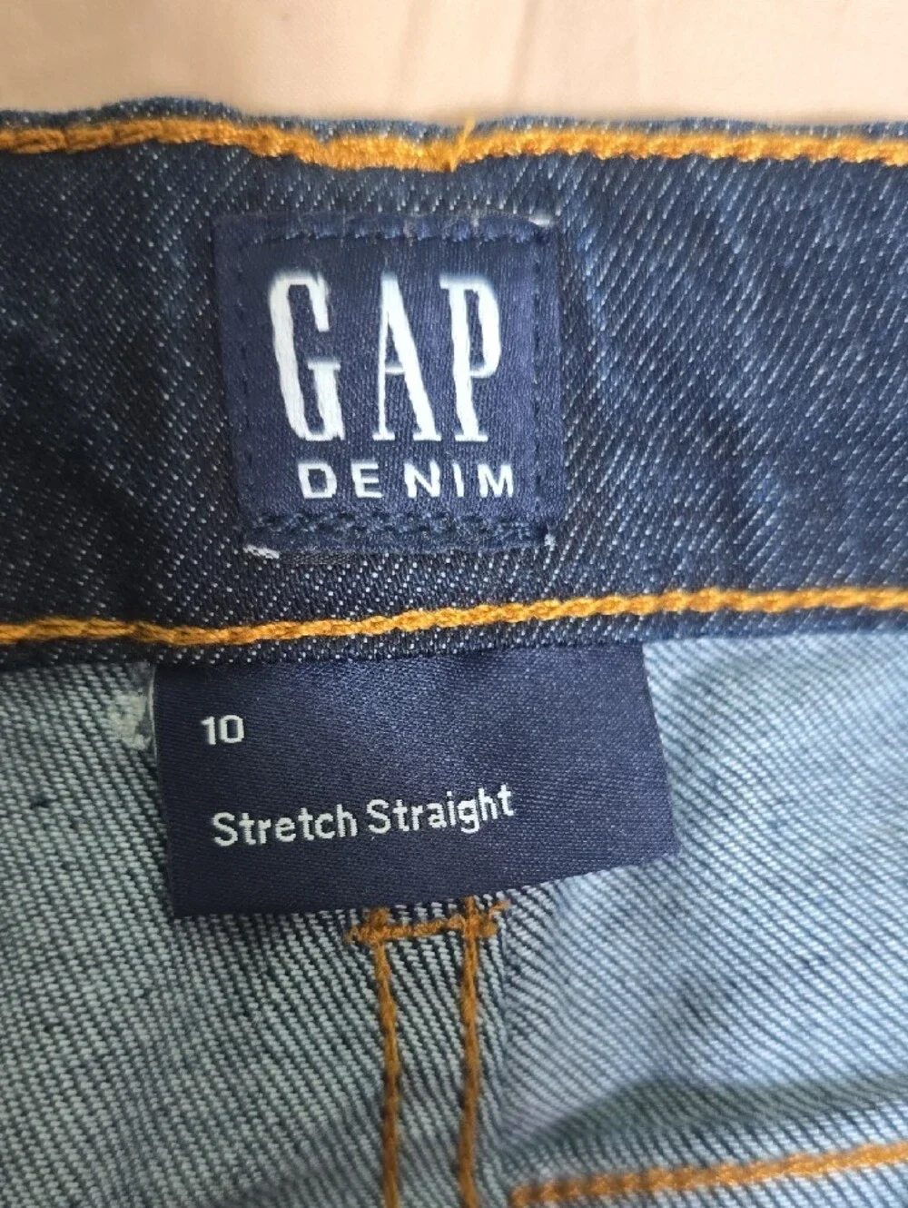 GAP Dark Blue Kids' Stretch Straight-Leg Jeans